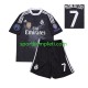 Real Madrid Retro Djeca Treći Nogometni Dres Cristiano Ronaldo 7 2014 Kratki Rukavi