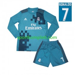 Real Madrid Retro Djeca Treći Nogometni Dres Cristiano Ronaldo 7 2017 Dugi Rukavi
