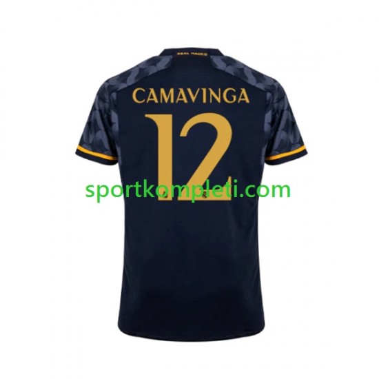 Real Madrid Muškarci Gostujući Nogometni Dres EDUARDO CAMAVINGA 12 2023-2024 Kratki Rukavi
