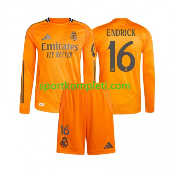 Real Madrid Djeca Gostujući Nogometni Dres Endrick 16 2024-2025 Dugi Rukavi