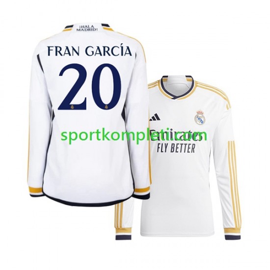 Real Madrid Muškarci Domaći Nogometni Dres Fran Garcia 20 2023-2024 Dugi Rukavi