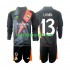 Real Madrid Vratar Crno Djeca Gostujući Nogometni Dres Andriy Lunin 13 2024-2025 Dugi Rukavi