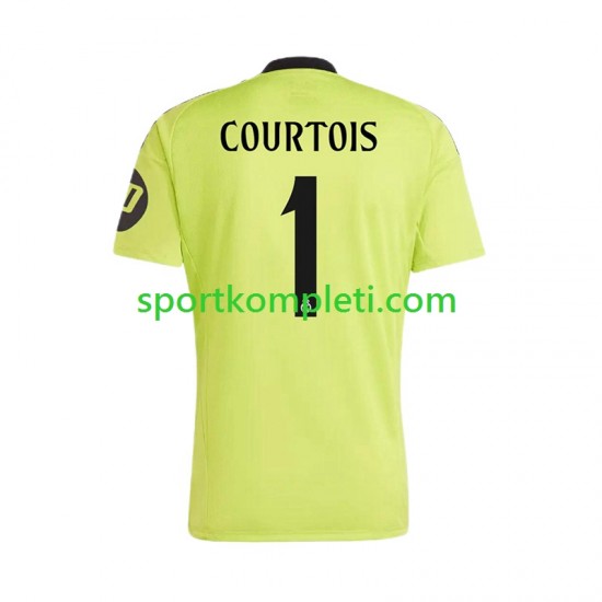 Real Madrid Vratar Muškarci Treći Nogometni Dres COURTOIS 1 2024-2025 Kratki Rukavi