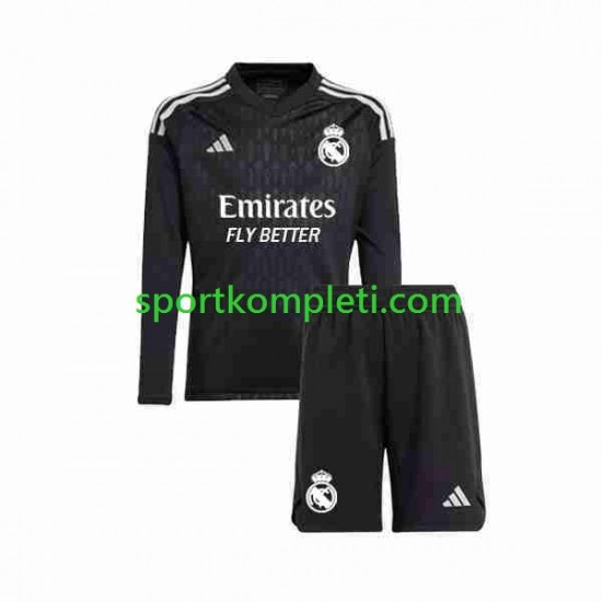 Real Madrid Vratar Djeca Gostujući Nogometni Dres 2023-2024 Dugi Rukavi