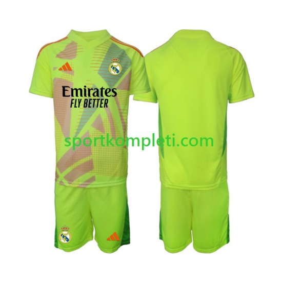 Real Madrid Vratar Djeca Četvrti Nogometni Dres 2024-2025 Kratki Rukavi
