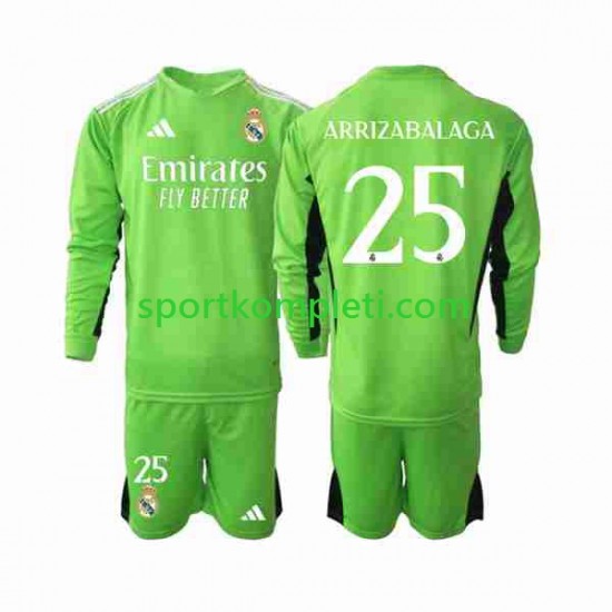 Real Madrid Vratar Djeca Domaći Nogometni Dres Kepa Arrizabalaga 25 2023-2024 Dugi Rukavi