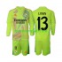 Real Madrid Vratar Djeca Četvrti Nogometni Dres Lunin 13 2024-2025 Dugi Rukavi
