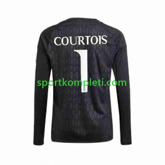Real Madrid Vratar Muškarci Gostujući Nogometni Dres Thibaut Courtois 1 2023-2024 Dugi Rukavi