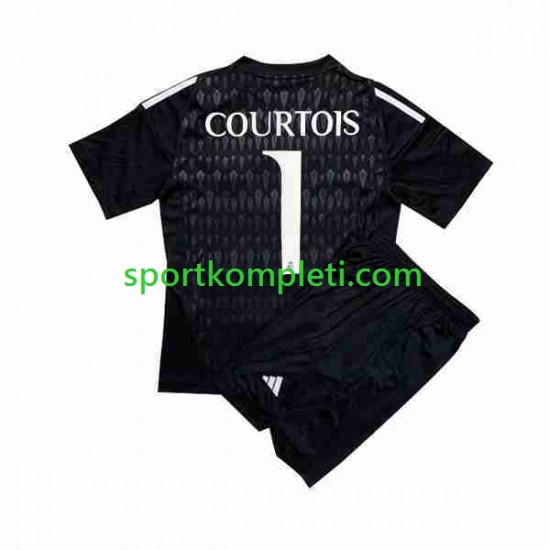 Real Madrid Vratar Djeca Gostujući Nogometni Dres Thibaut Courtois 1 2023-2024 Kratki Rukavi