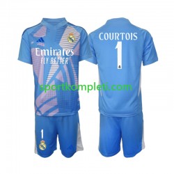 Real Madrid Vratar Djeca Domaći Nogometni Dres Thibaut Courtois 1 2024-2025 Kratki Rukavi