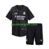 Real Madrid Vratar Crno Djeca Četvrti Nogometni Dres Y3 2023-2024 Kratki Rukavi