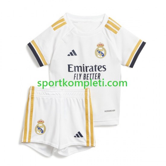 Real Madrid Djeca Domaći Nogometni Dres 2023-2024 Kratki Rukavi