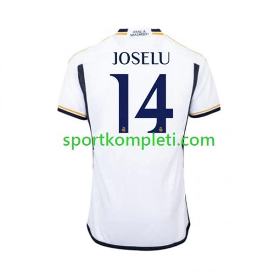 Real Madrid Muškarci Domaći Nogometni Dres JOSELU 14 2023-2024 Kratki Rukavi