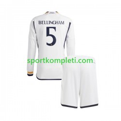 Real Madrid Djeca Domaći Nogometni Dres Jude Bellingham 5 2023-2024 Dugi Rukavi
