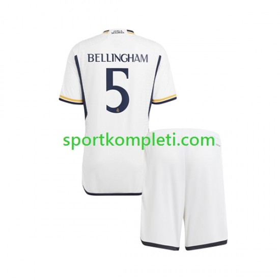Real Madrid Djeca Domaći Nogometni Dres Jude Bellingham 5 2023-2024 Kratki Rukavi