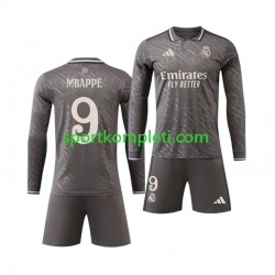 Real Madrid Djeca Treći Nogometni Dres Kylian Mbappe 9 2024-2025 Dugi Rukavi