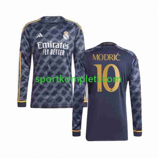 Real Madrid Muškarci Gostujući Nogometni Dres Luka Modric 10 2023-2024 Dugi Rukavi