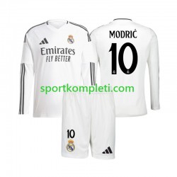Real Madrid Djeca Domaći Nogometni Dres Luka Modric 10 2024-2025 Dugi Rukavi