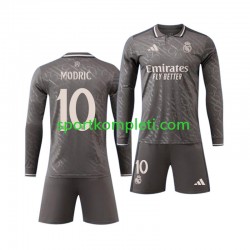 Real Madrid Djeca Treći Nogometni Dres Luka Modric 10 2024-2025 Dugi Rukavi
