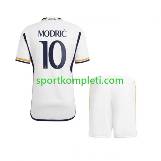 Real Madrid Djeca Domaći Nogometni Dres Modric 10 2023-2024 Kratki Rukavi