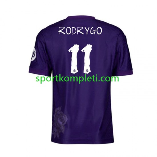 Real Madrid Ljubičasta Muškarci Četvrti Nogometni Dres RODRYGO 11 Y-3 2023-2024 Kratki Rukavi