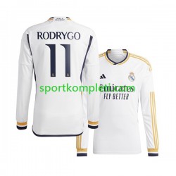 Real Madrid Muškarci Domaći Nogometni Dres Rodrygo Goes 11 2023-2024 Dugi Rukavi