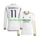 Real Madrid Muškarci Domaći Nogometni Dres Rodrygo Goes 11 2023-2024 Dugi Rukavi