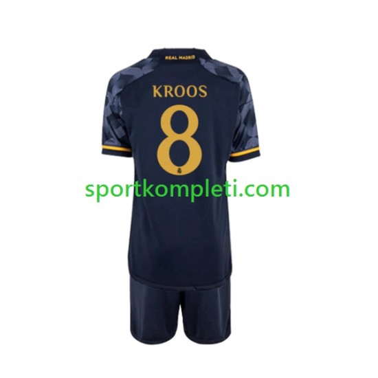 Real Madrid Djeca Gostujući Nogometni Dres Toni Kroos 8 2023-2024 Kratki Rukavi