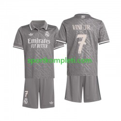 Real Madrid Djeca Treći Nogometni Dres Vini JR. 7 2024-2025 Kratki Rukavi
