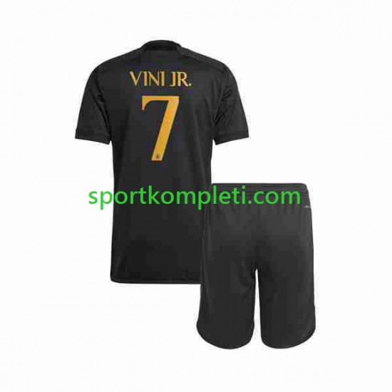 Real Madrid Djeca Treći Nogometni Dres Vini Jr 7 2023-2024 Kratki Rukavi