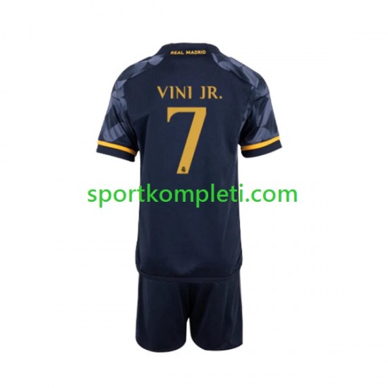 Real Madrid Djeca Gostujući Nogometni Dres Vinicius Junior 7 2023-2024 Kratki Rukavi