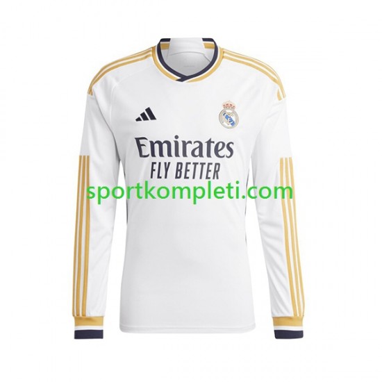 Real Madrid Djeca Domaći Nogometni Dres Vinicius Junior 7 2023-2024 Dugi Rukavi