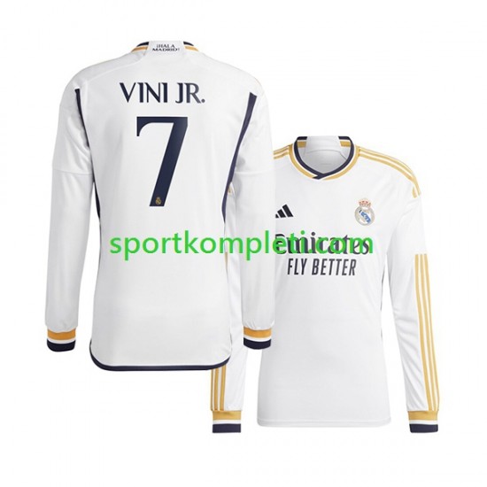 Real Madrid Muškarci Domaći Nogometni Dres Vinicius Junior 7 2023-2024 Dugi Rukavi