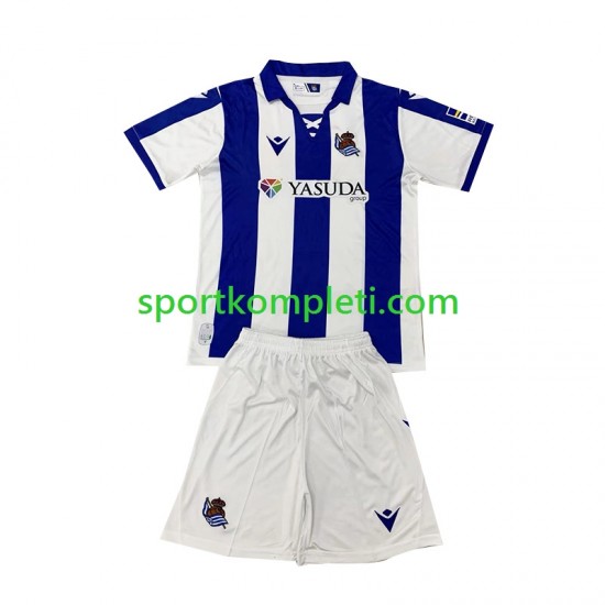 Real Sociedad Djeca Domaći Nogometni Dres 2024-2025 Kratki Rukavi
