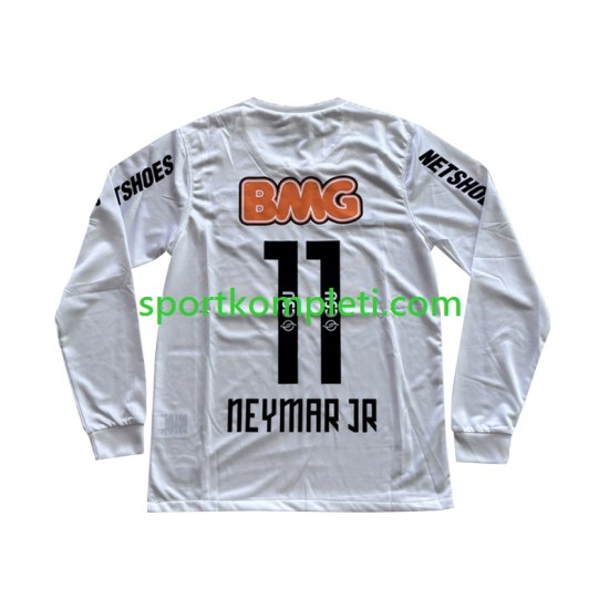 Santos FC Retro Muškarci Domaći Nogometni Dres Neymar JR 11 2011-2012 Dugi Rukavi