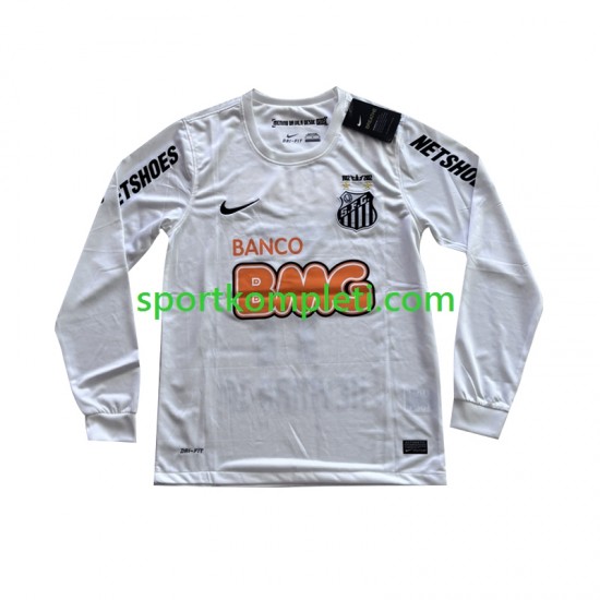 Santos FC Retro Muškarci Domaći Nogometni Dres Neymar JR 11 2011-2012 Dugi Rukavi