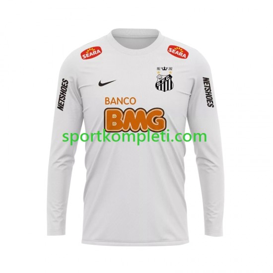 Santos FC Retro Muškarci Domaći Nogometni Dres 2011-2012 Dugi Rukavi