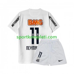 Retro Djeca Domaći Nogometni Dres Santos Neymar JR 11 2011-2012 Kratki Rukavi
