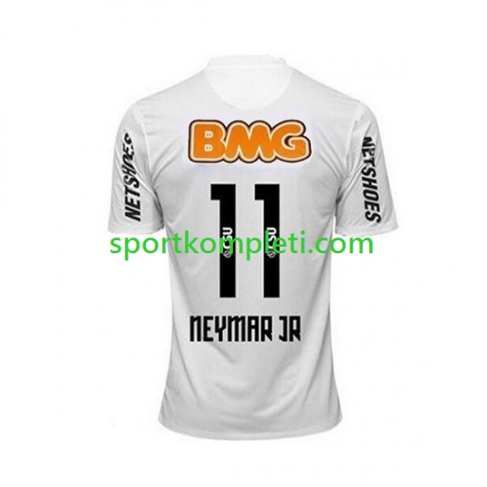 Retro Muškarci Domaći Nogometni Dres Santos Neymar JR 11 2011-2012 Kratki Rukavi Retro Muškarci Domaći Nogometni Dres Santos Neymar JR 11 2011-2012 Kratki Rukavi