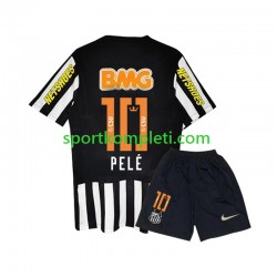 Retro Djeca Gostujući Nogometni Dres Santos PELE 10 2011-2012 Kratki Rukavi