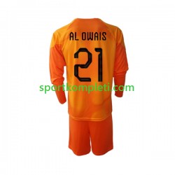 Saudijska Arabija Vratar Djeca Gostujući Nogometni Dres Mohammed Al-Owais 21 World Cup 2022 Dugi Rukavi