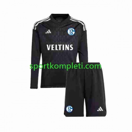 Schalke 04 Vratar Djeca Gostujući Nogometni Dres 2023-2024 Dugi Rukavi