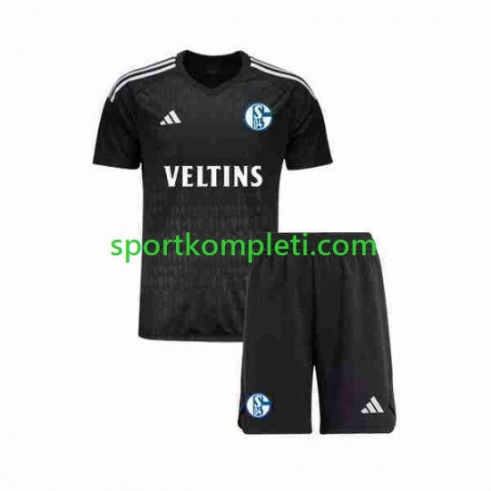 Schalke 04 Vratar Djeca Gostujući Nogometni Dres 2023-2024 Kratki Rukavi