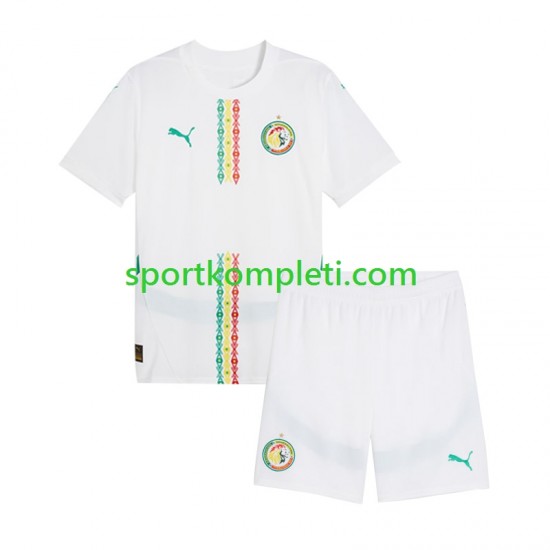 Senegal Djeca Domaći Nogometni Dres 2025 Kratki Rukavi Senegal Djeca Domaći Nogometni Dres 2025 Kratki Rukavi