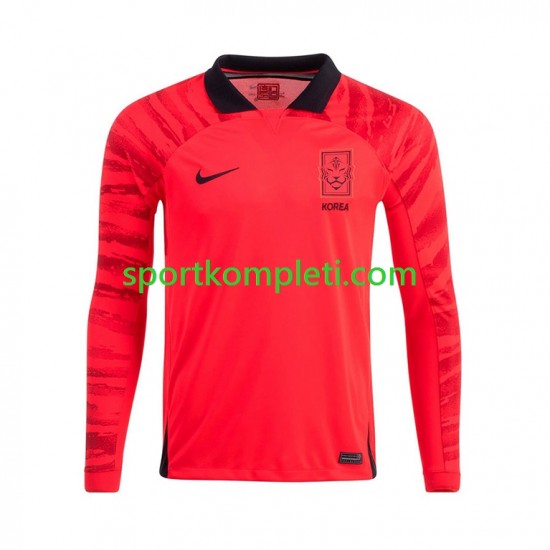 Južna Koreja Muškarci Domaći Nogometni Dres World Cup 2022 Dugi Rukavi