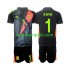 Španjolska Vratar Djeca Gostujući Nogometni Dres David Raya 1 Euro 2024 Kratki Rukavi
