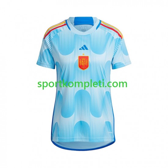 Španjolska Žene Gostujući Nogometni Dres World Cup 2022 Kratki Rukavi