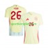 Španjolska Muškarci Gostujući Nogometni Dres Pedri 26 Euro 2024 Kratki Rukavi