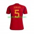 Španjolska Muškarci Domaći Nogometni Dres SERGIO BUSQUETS 5 World Cup 2022 Kratki Rukavi