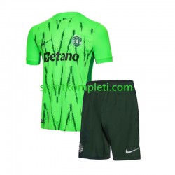 Sporting CP Djeca Treći Nogometni Dres 2024-2025 Kratki Rukavi